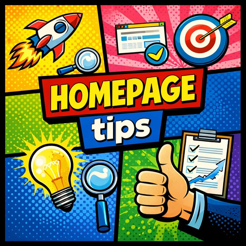 Homepage tips